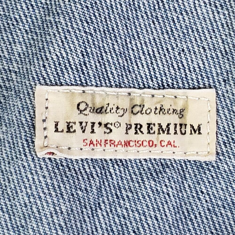 Levi’s Strauss & Co Two Horses Brand Overalls Women’s Size XS Denim Double Knee - Picture 5 of 16